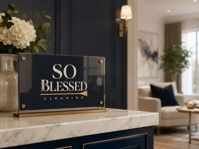 So Blessed Cleaning branded interior